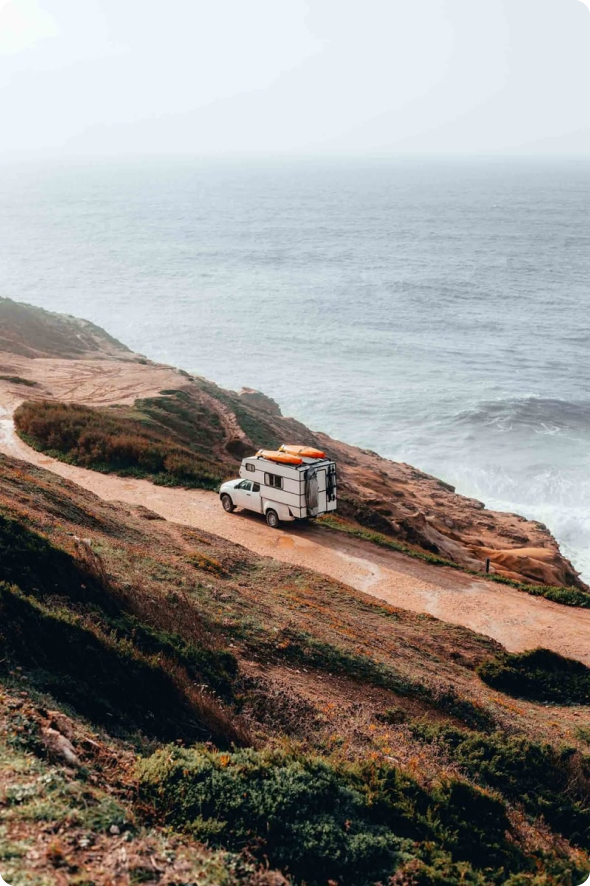 Car on the road